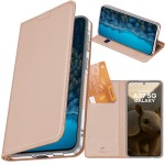 Etui z klapką Dux Ducis Skin Pro do Galaxy A37 5G, różowozłote