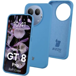 Silikonowe etui Bizon Soft Case do Realme GT 8 Pro, niebieskie