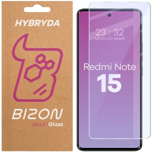 Elastyczne szkło hybrydowe Bizon Hybrid Mule do Xiaomi Redmi Note 15 4G / 5G
