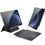 Etui z podświetlaną klawiaturą Bluetooth Dux Ducis (DK Series) do Galaxy Tab S10 FE / S9 / S9 FE / Tab S10 Lite, czarne 