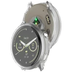 Etui z osłoną ekranu Bizon Case Watch Felipe do Garmin Venu 4 45 mm, przeźroczyste