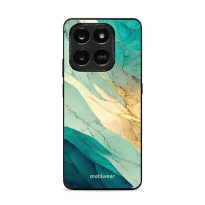 Etui ochronne do Honor X7d 4G/5G / Honor 400 Smart 4G/5G, Mobiwear Glossy Case, turkusowy marmur