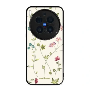 Etui ochronne do Vivo X300 Pro, Mobiwear Glossy Case, sielski kwiat