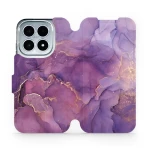 Etui z klapką do Xiaomi 17, Mobiwear Book, fioletowe
