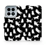 Etui z klapką do Xiaomi 17, Mobiwear Book, kotki luna