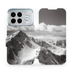 Etui z klapką do Xiaomi POCO F8 Ultra, Mobiwear Book, górski szczyt