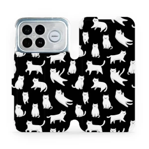 Etui z klapką do Xiaomi POCO F8 Ultra, Mobiwear Book, kotki luna