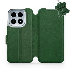 Etui z naturalnej skóry do Xiaomi 17, Mobiwear Leather, zielone