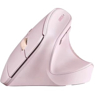 Ergonomiczna mysz bezprzewodowa, Ugreen M571, USB 2.4GHz, różowa