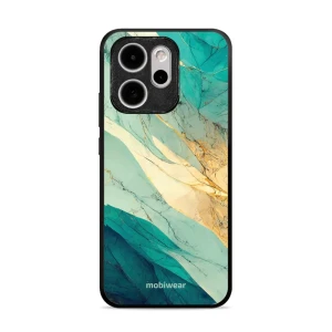 Etui ochronne do Oppo Reno 15 Pro, Mobiwear Glossy Case, turkusowy marmur