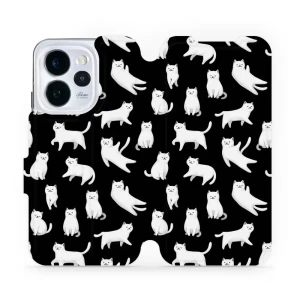 Etui z klapką do Oppo Reno 15 Pro, Mobiwear Book, kotki luna