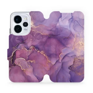 Etui z klapką do Oppo Reno 15 Pro, Mobiwear Book, fioletowe