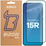 Szkło hartowane Bizon Glass Edge do OnePlus 15R, czarna ramka
