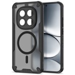 Etui Tech-Protect Rugged Shield MagSafe do Redmi Note 15 Pro Plus 5G / Xiaomi Poco M8 Pro, matowe przydymione z czarną ramką 