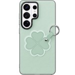 Etui ze smyczką Dux Ducis Luvy do Galaxy S26 Ultra, zielone z koniczyną