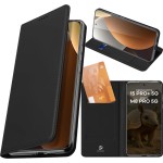 Etui z klapką Dux Ducis Skin Pro do Xiaomi Redmi Note 15 Pro Plus 5G / POCO M8 Pro 5G, czarne