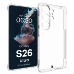 Elastyczne etui Bizon Case Salpa do Galaxy S26 Ultra, przezroczyste