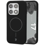 Silikonowe etui z pierścieniem magnetycznym Bizon Soft Case Magnetic do Xiaomi 17, czarne