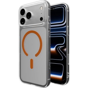Etui Puro Lite Mag Pro do iPhone 17 Pro, przezroczysto-pomarańczowwe