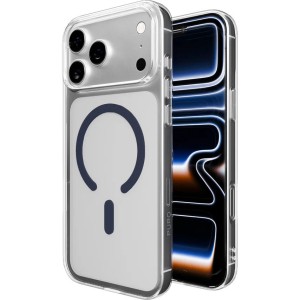 Etui Puro Lite Mag Pro do iPhone 17 Pro Max, niebiesko-przezroczyste