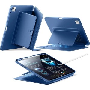 Etui z klapką ESR Flip Hybrid do iPad Pro 13 7/8 gen. 2024 / 2025, granatowe