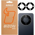 Szkło na aparat Bizon Glass Lens do Honor Magic8 Lite, 2 sztuki