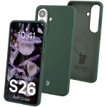 Silikonowe etui Bizon Soft Case do Galaxy S26, ciemnozielone