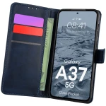 Etui z klapką Bizon Case Pocket do Galaxy A37 5G, granatowe