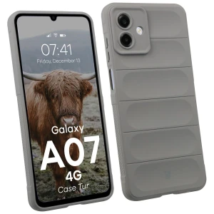 Pancerne etui Bizon Case Tur do Galaxy A07 4G, jasnoszare