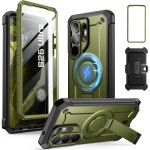 Etui pancerne Supcase UB Pro MagSafe SP+noSP do Galaxy S26 Ultra, zielono-czarne