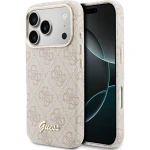 Etui Guess Script 4G Logo do MagSafe do iPhone 17 Pro, różowe