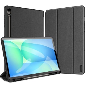 OUTLET: Etui z klapką Dux Ducis Domo do Galaxy Tab S10 FE Plus, czarne