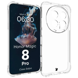 Elastyczne etui Bizon Case Salpa do Honor Magic8 Pro, przezroczyste