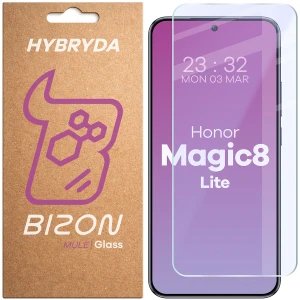Elastyczne szkło hybrydowe Bizon Hybrid Mule do Honor Magic8 Lite