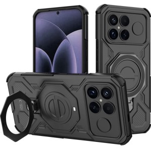 Etui z podstawką Tech-Protect TacticStand do MagSafe do Xiaomi POCO F8 Ultra, matowe czarne
