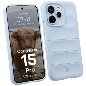 Pancerne etui Bizon Case Tur do Oppo Reno 15 Pro, jasnoniebieskie