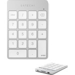 Klawiatura numeryczna, Satechi Aluminium Slim Wireless Keypad Bluetooth, biała