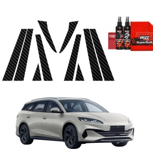 10w1 Folia karbonowa na słupki Grizz Protector do BYD Seal 06 Dm-i Touring (2025)