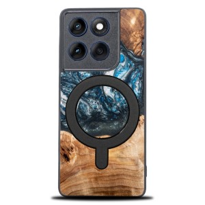 Drewniane etui do Motorola Edge 70, Bewood Unique Planets Ziemia do MagSafe