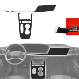 Folia do wnętrza Audi A5 B10 (2025-2026) Grizz Protector 3w1 Czarna Antyodciskowa