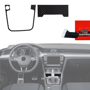 Folia do wnętrza Volkswagen Passat B8 Alltrack (2014-2023) Grizz Protector 2w1 Karbonowa Antyodciskowa