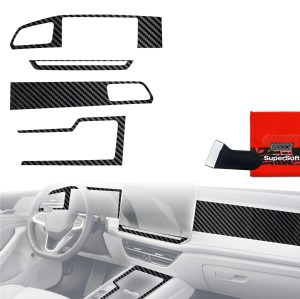 Folia do wnętrza Volkswagen Passat B9 12,9" (2024-2026) Grizz Protector 4w1 Karbonowa Połyskująca