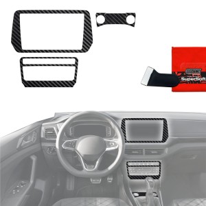 Folia do wnętrza Volkswagen T-Cross (2025-2026) Grizz Protector 4w1 Karbonowa Połyskująca