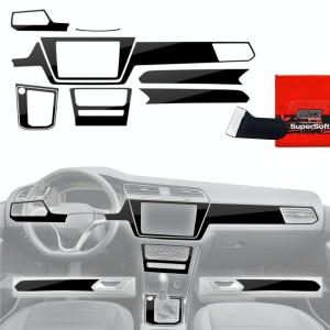 Folia do wnętrza Volkswagen Touran Highline (2025-2026) Grizz Protector 9w1 Czarna Połyskująca