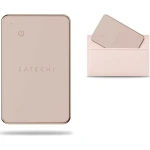 Lokalizator, karta lokalizująca do portfela, Satechi FindAll Wallet z Apple Find My, różowa