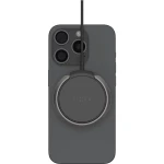 Ładowarka indukcyjna Fixed MagPad, 15W Qi, USB-C z podstawką, czarna