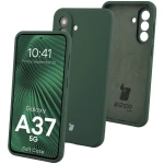 Silikonowe etui Bizon Soft Case do Galaxy A37 5G, ciemnozielone