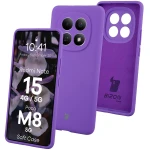 Silikonowe etui Bizon Soft Case do Xiaomi Redmi Note 15 / POCO M8 5G, fioletowe