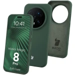 Silikonowe etui Bizon Soft Case do Honor Magic8 Pro, ciemnozielone