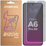 Prywatyzujące szkło hybrydowe Bizon Hybrid Shadow do Oppo A6 Pro 5G, matowe